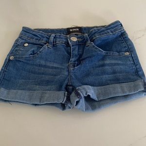 jean shorts. hudson brand. girls size 7. great condition